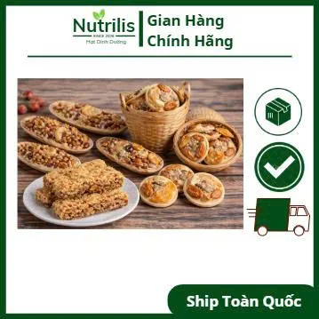 bánh thuyền, bánh đồng xu, bánh gạo lứt trà bông